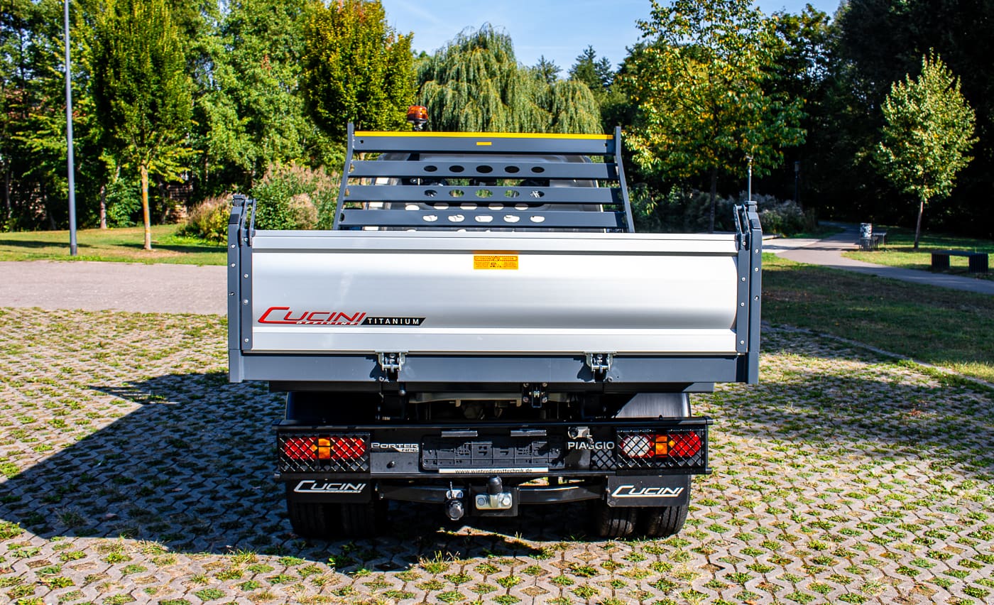 Piaggio Porter NP6 Dreiseitenkipper 3-Seiten-Kipper 3 Seiten Kipper