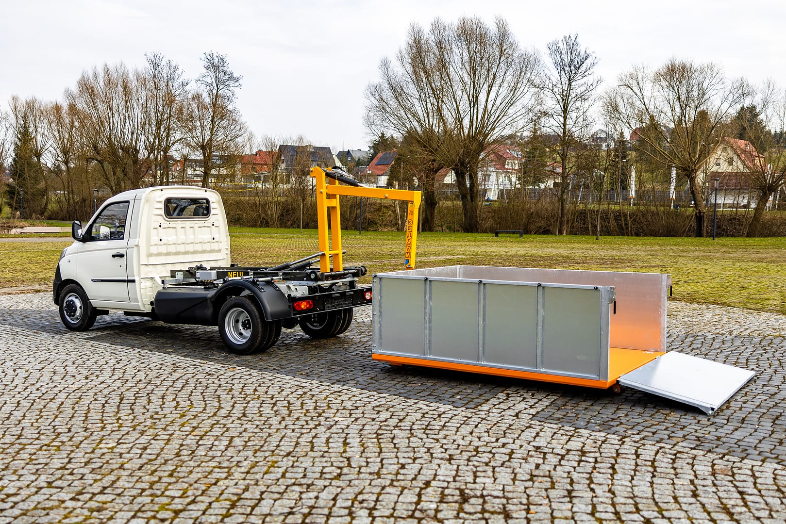 City Abroller - City Abrollcontainer - City Abrollkipper - City Hakenlift Piaggio Porter NP6 HWNtec