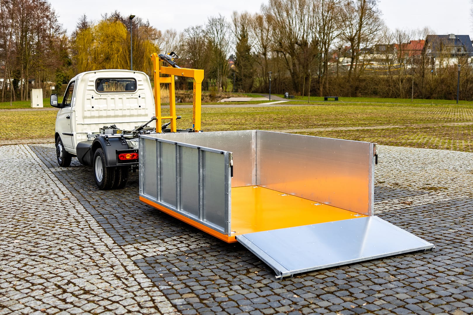 City Abroller - City Abrollcontainer - City Abrollkipper - City Hakenlift Piaggio Porter NP6 HWNtec