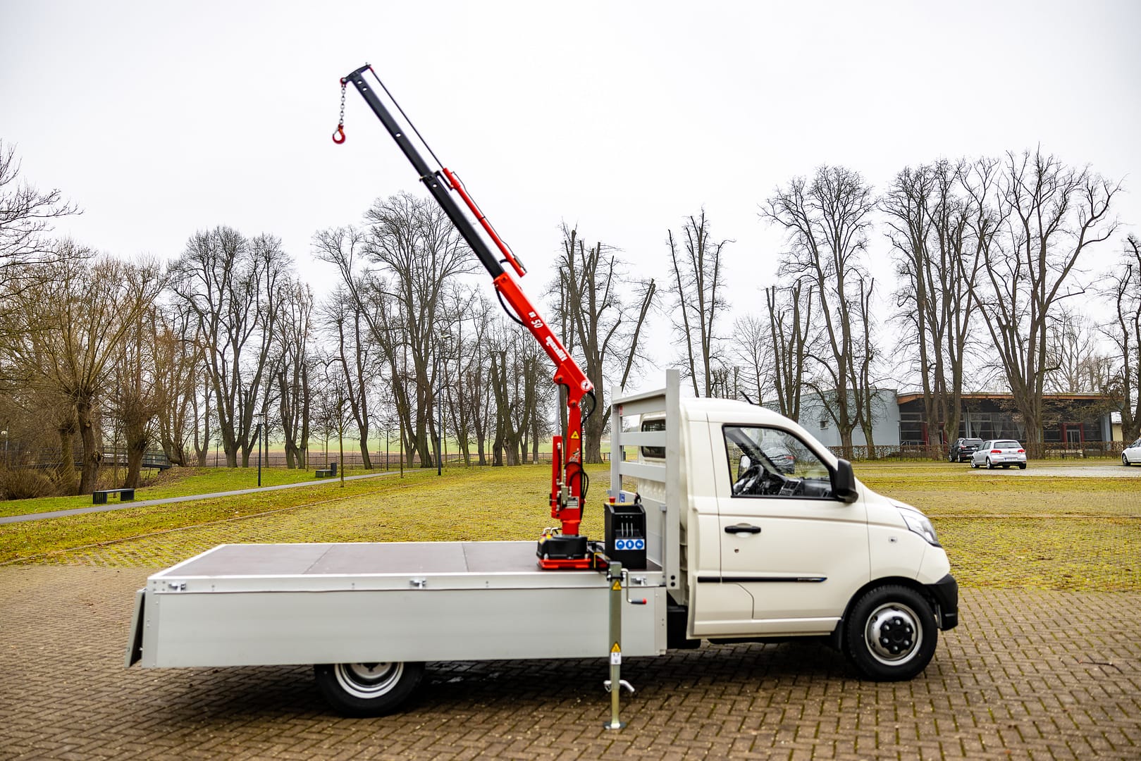 Piaggio Porter NP6 Kranaufbau (Kran Aufbau) Sonderaufbau Piaggio NP6