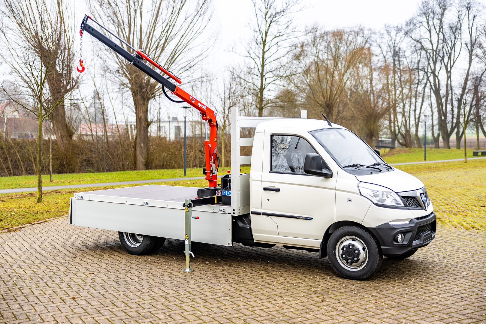 Piaggio Porter NP6 Kranaufbau (Kran Aufbau) Sonderaufbau Piaggio NP6