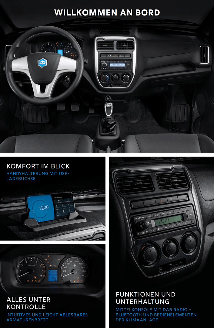 Piaggio Porter NP6 Preis & Konfigurator